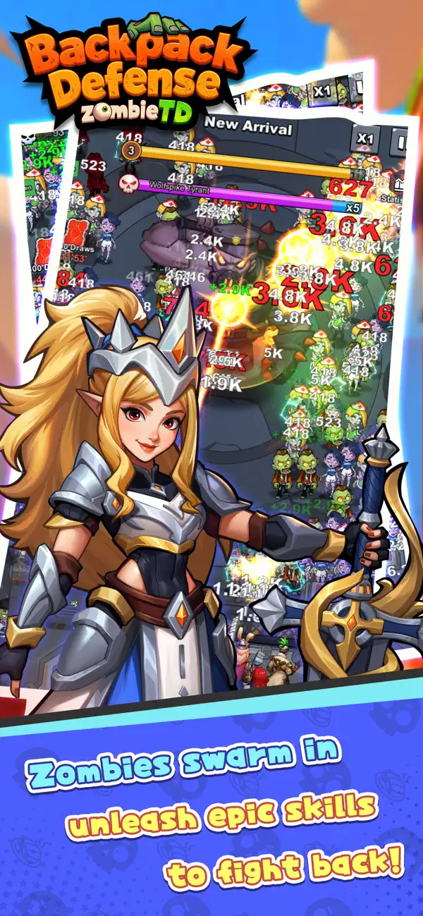 Backpack Defense: Zombie TD iOS Mod IPA