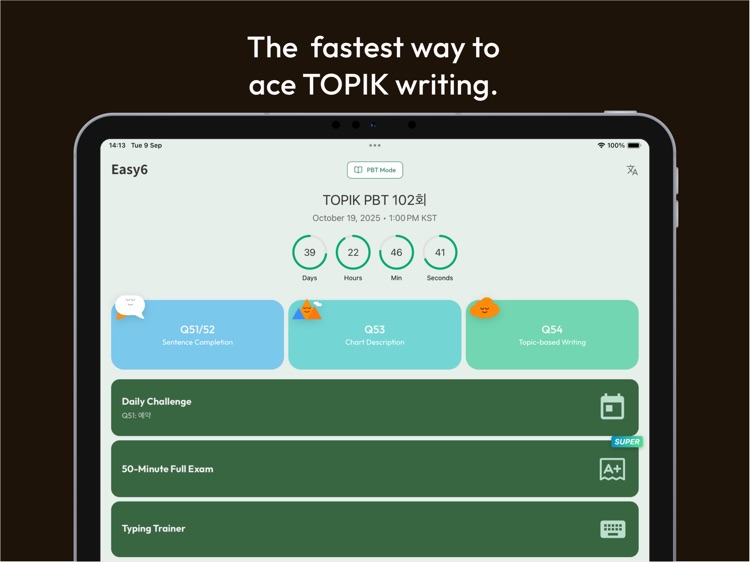 TOPIK Writing - Easy6