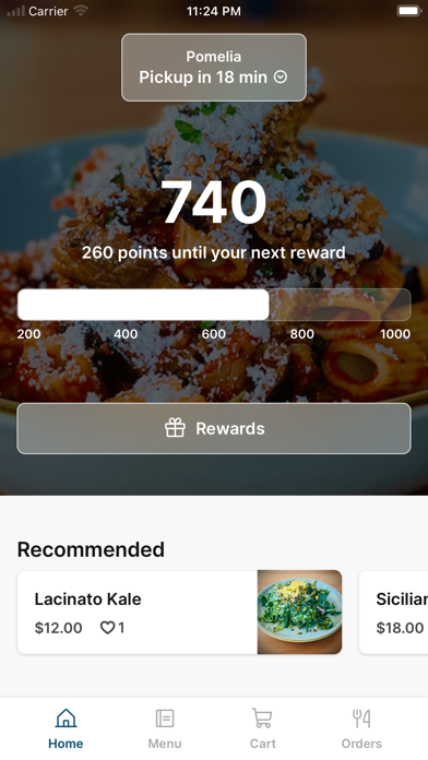 Pomelia To Go iPhone screenshot 1 - Food & Drink app