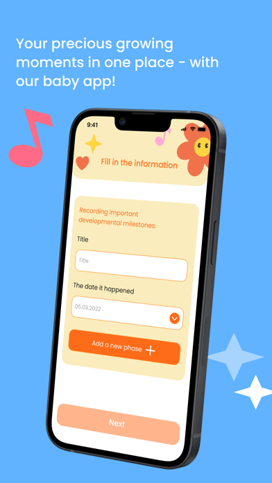 Screenshot #2 pour Baby Milestone Tracker App