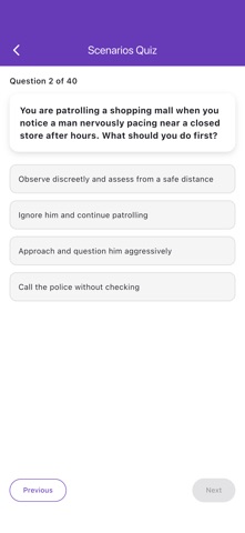 BC BST Exam Practice iPhone screenshot