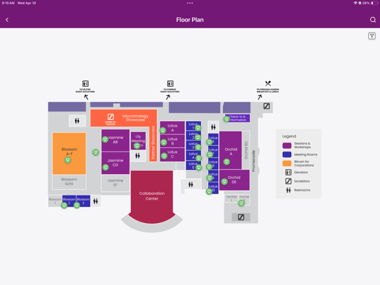 Strategy World Conference iPad screenshot 5 - Business app