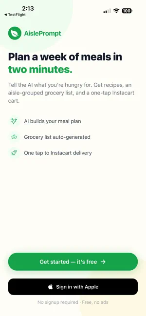 AislePrompt screenshot 1