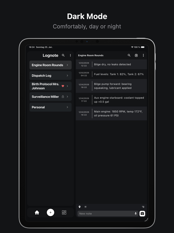 Screenshot #6 pour Lognote