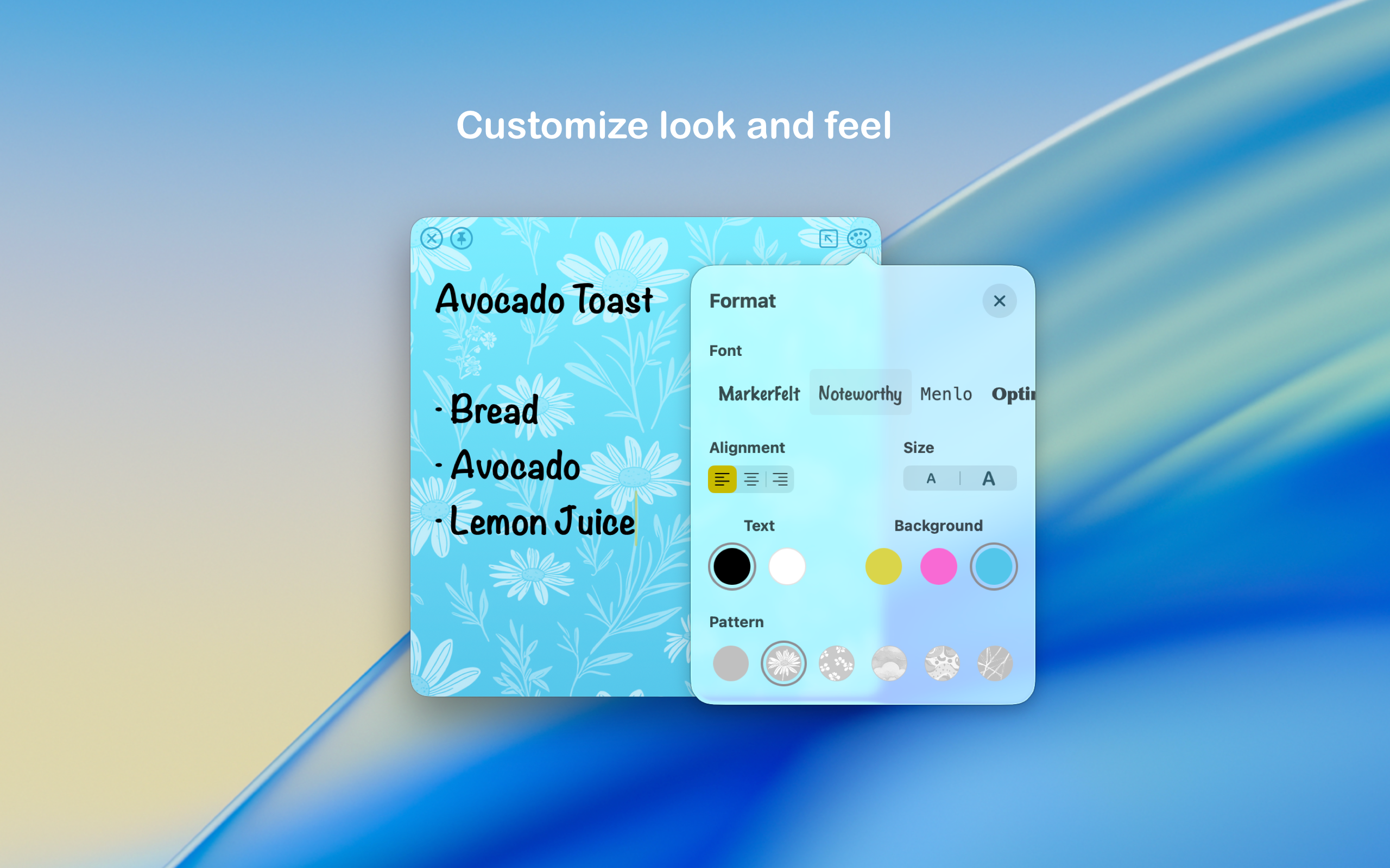 Sticky Notes + Widgets
