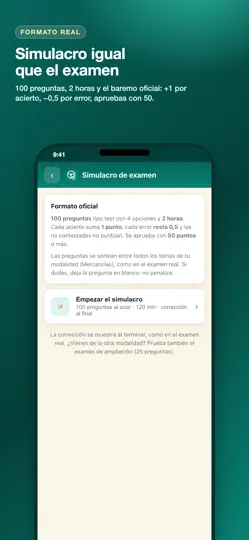 Capture d'écran de CAP Examen 2026 sur iPhone 2