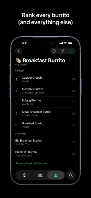 dishlist - restaurant dishes screenshot 1