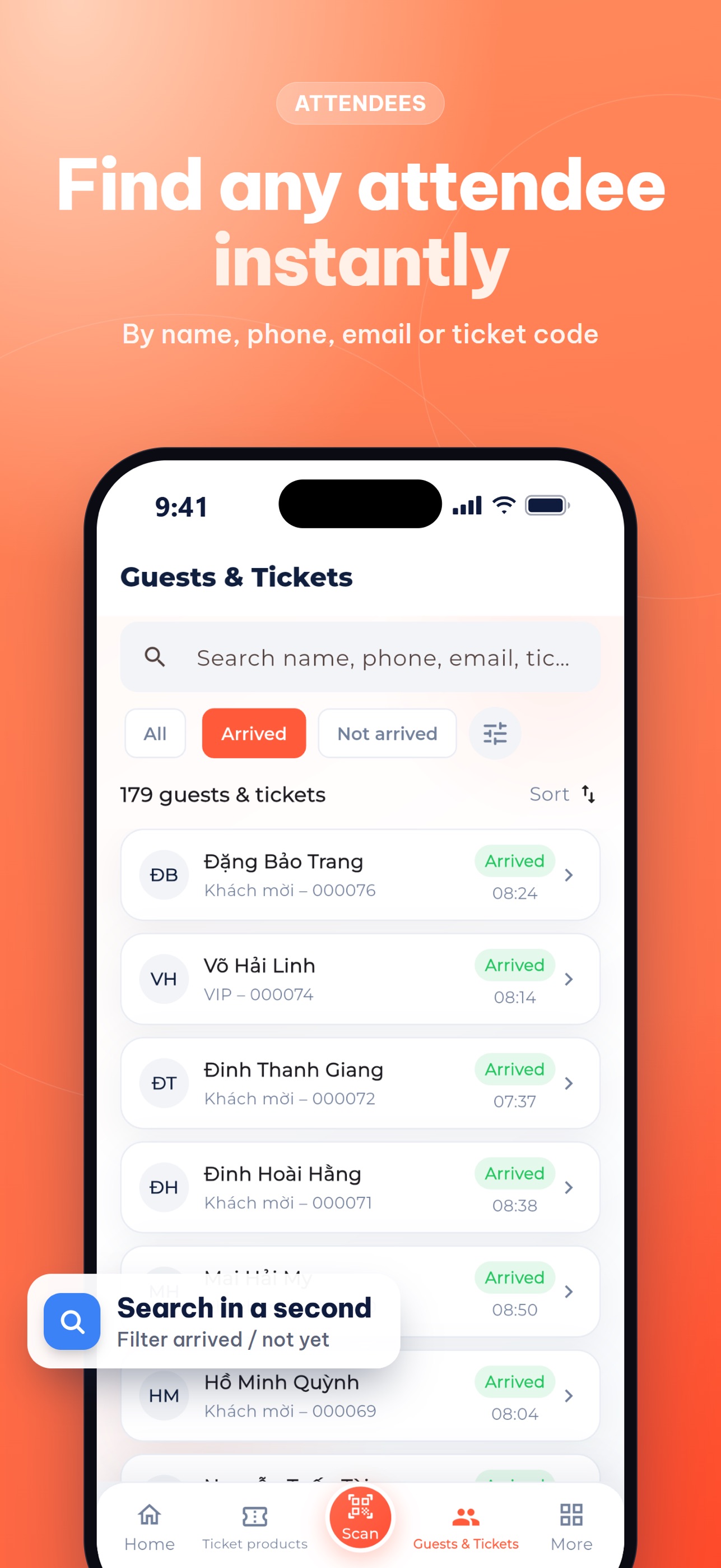 Screenshot 5 of Tickmi Studio: Check-in QR
