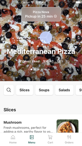 Pizza Nova To Go iPhone screenshot 2 - Food & Drink app