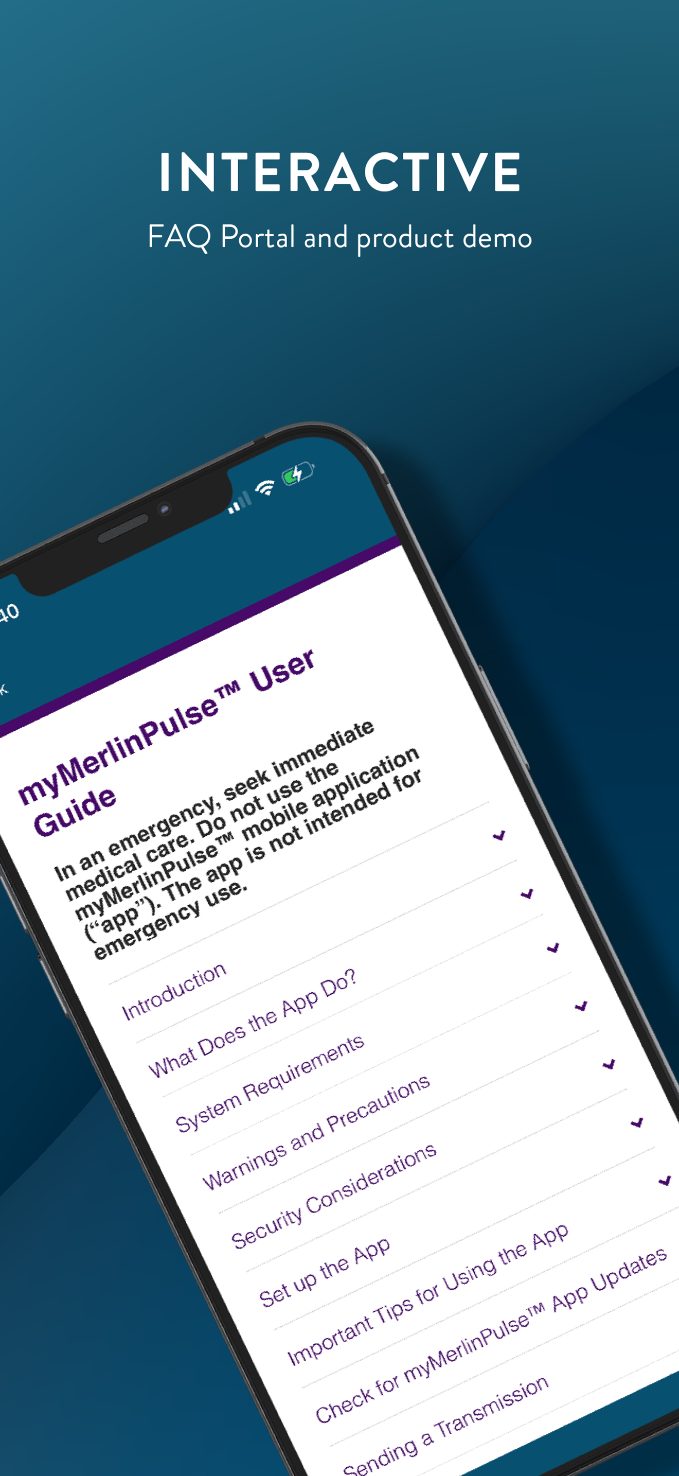 myMerlinPulse™ - CAN screenshot 2