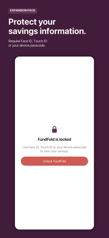 FundFold: Savings Goals のスクリーンショット