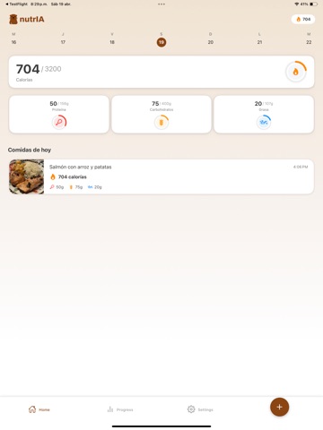 NutrIA – Come Mejor Cada Día iPad screenshot