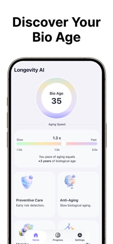 Longevity AI App screenshot