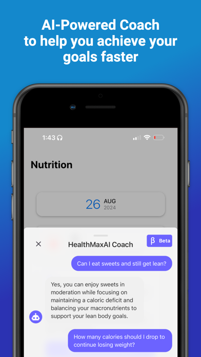 HealthMaxAI: Fitness Assistant Screenshot