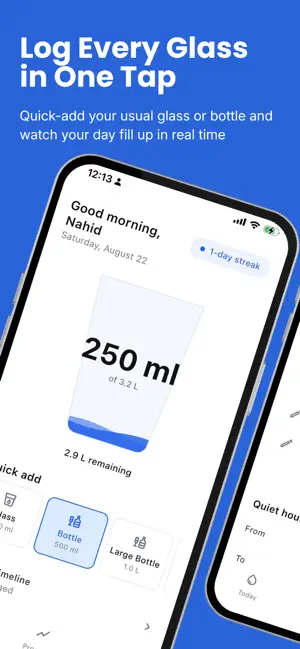 Water Tracker: Drink Time screenshot 2