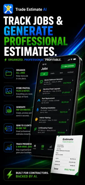 Trade Estimate AI screenshot 1