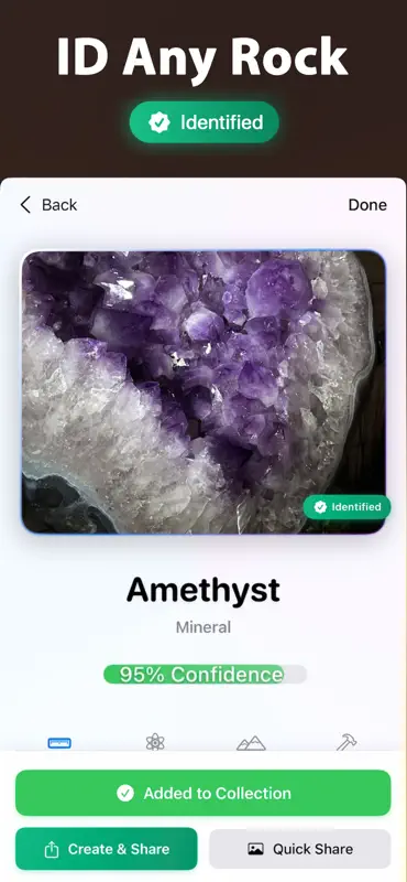 Rock & Stone Identifier App screenshot 3 of 6