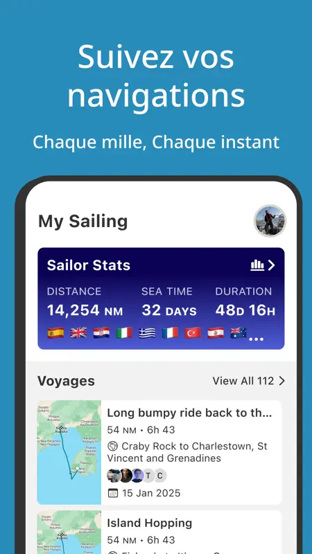 SailTies: Carnet de Voile screenshot 1 of 9