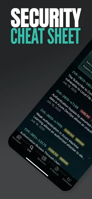 Cyber - Security Cheat Sheet screenshot 1
