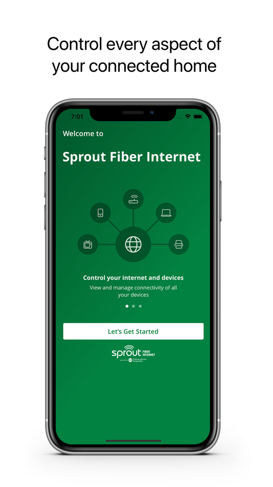 #1. Sprout Fiber Internet (iOS) 由: Sprout Fiber Internet