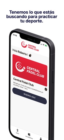 Central Pádel Club iPhone screenshot