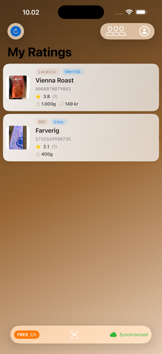 RateMyCoffee Screenshot 1 of 5