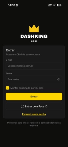 DashKING CRM screenshot