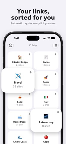 Cubby: Auto-Organize Bookmarks Screenshot 1 of 5