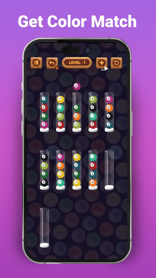 #4. Ball Sort : Puzzle Color Game (macOS) Bởi: Fahid Zahoor