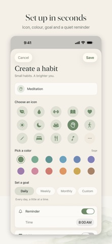 Habitue - Easy Habit Tracking Screenshot 4 of 6