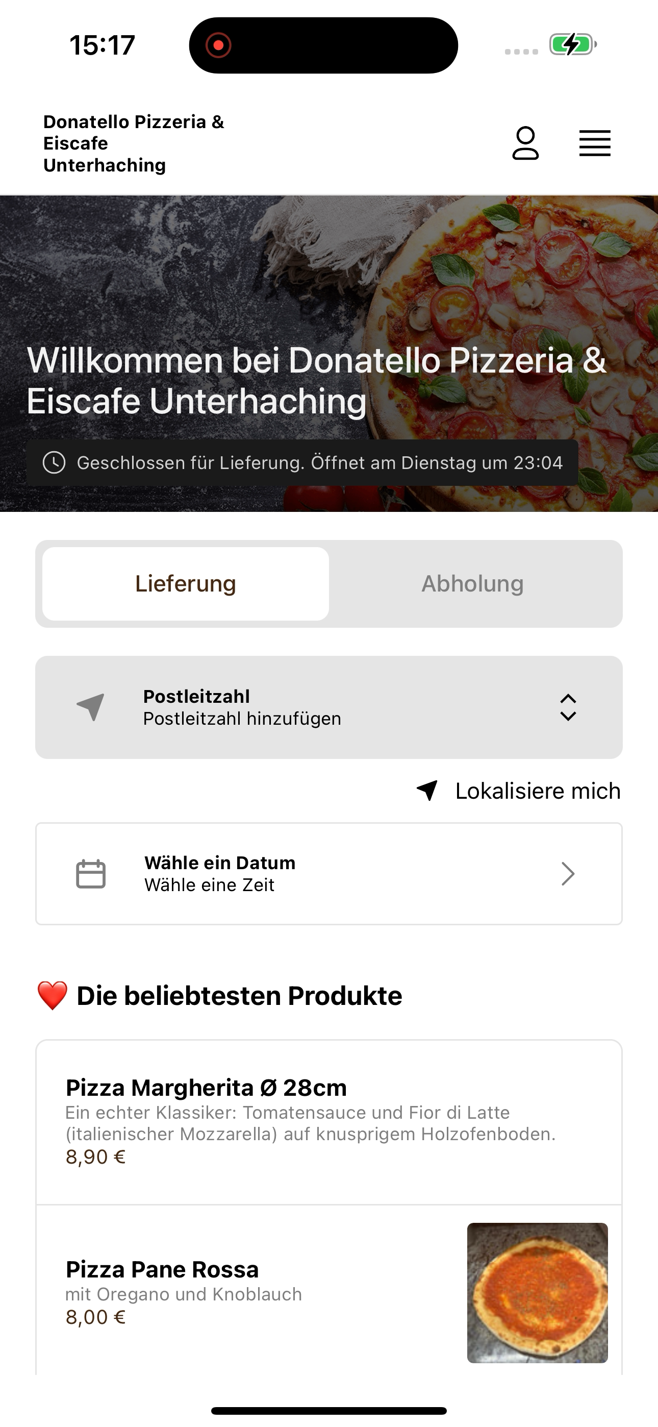 Donatello Pizzeria & Eiscafe screenshot 6