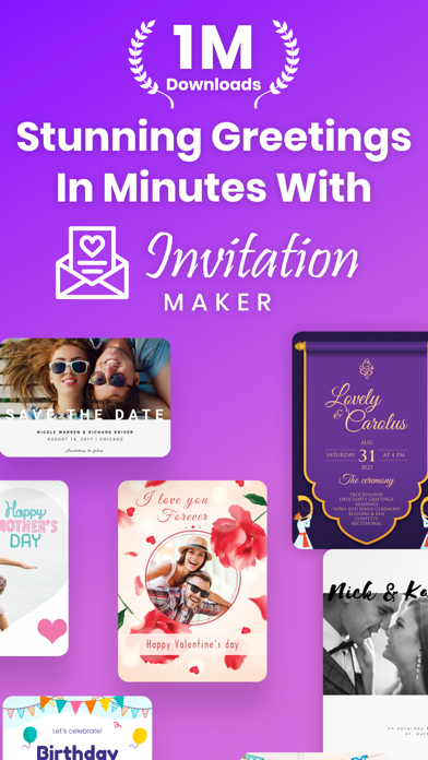 Screenshot #1 pour Invitation.s & Invite Maker