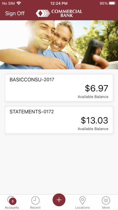 Commercial Bank Mobile - MI Screenshot