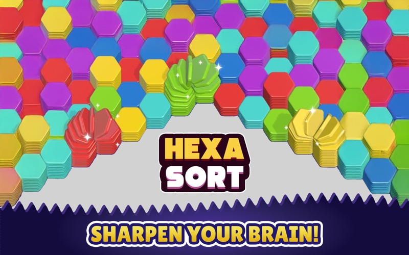 Hexa Sort: Brain Puzzle Games Screenshot