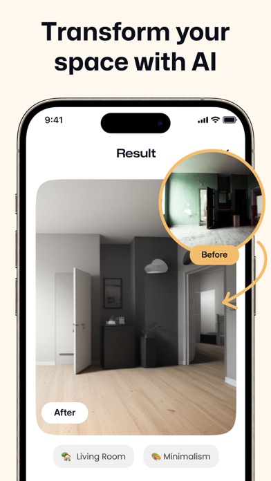 Redesign AI: Home Designs Screenshot