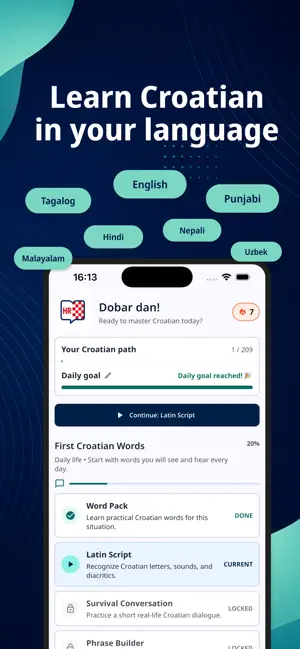 Learn Croatian Now screenshot 1