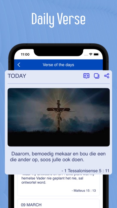 Afrikaans Bible. Screenshot