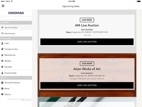 Screenshot #4 pour Freeman’s | Hindman
