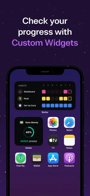 Goal & Habit Tracker: Stellar screenshot 3