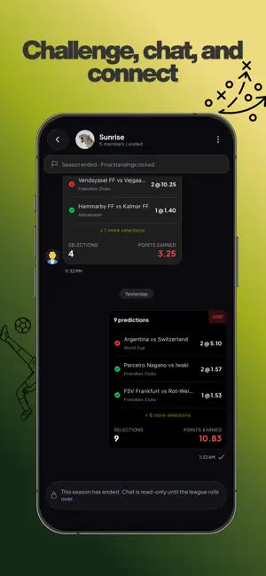 Notball: Predict with Friends screenshot 1