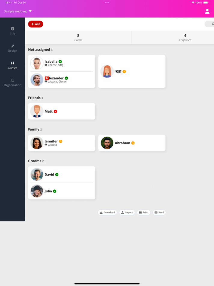 #5. Eventia - Digital Invitations (iOS) 由: Ideatic Development