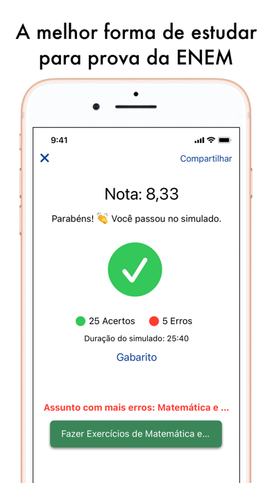 Simulado ENEM - Questões Prova Screenshot