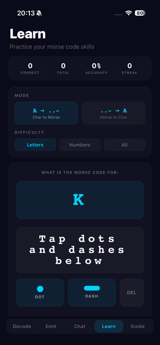 Morse Code - Decode & Chat Screenshot 4 of 4