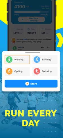 Fitness Step Tracker Screenshot 2 of 5