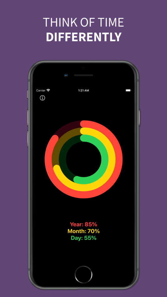 #1. Day Dial - Year Progress Bar (iOS) 由: Ginkgo Labs