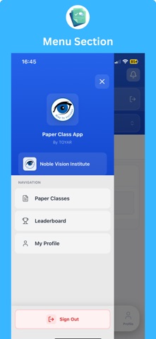 Paper Class App screenshot