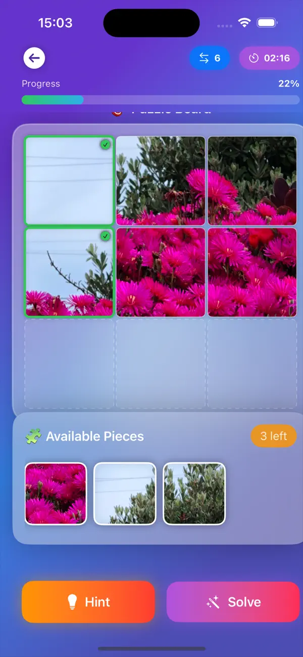 Screenshot #1 pour Puzzlespiel