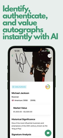 Autograph Identifier: Inkrify Screenshot 2 of 4