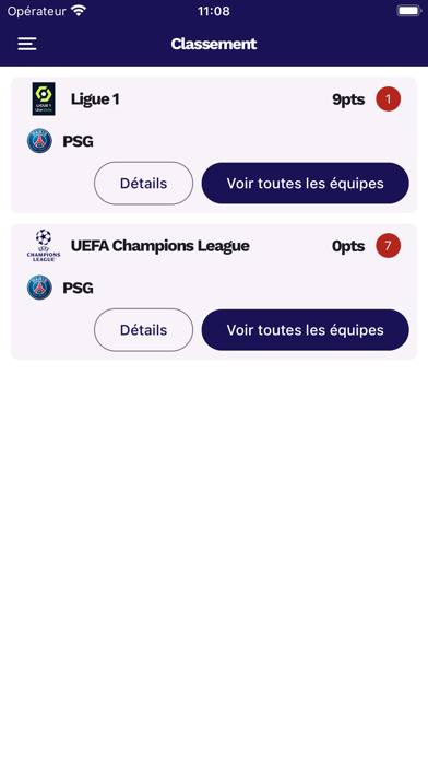 Paris Foot News Screenshot