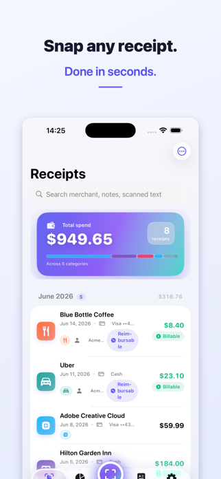 ReceiptFox: Expense Scanner Screenshot 1 of 5